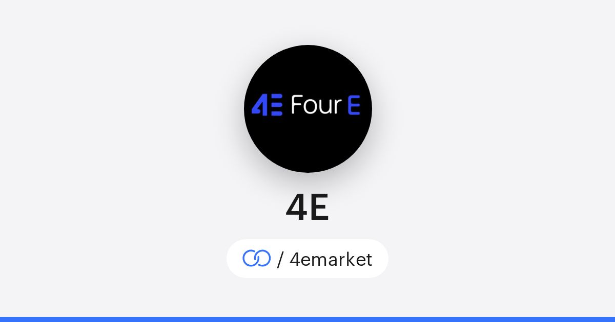 4E (/4emarket) · solo.to