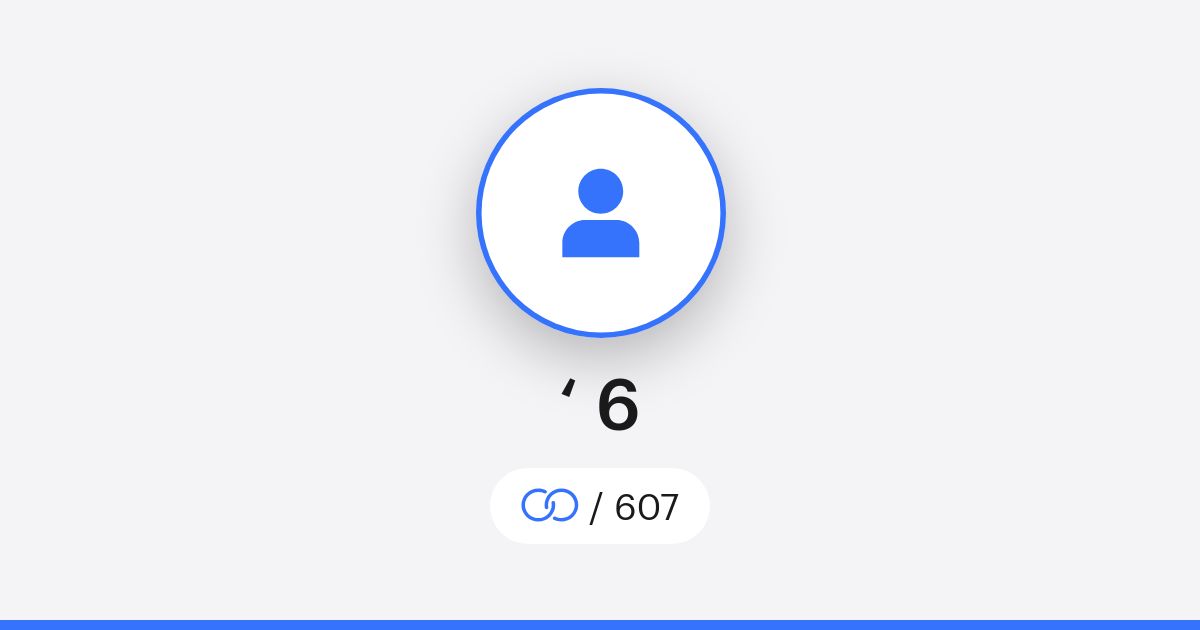 6 (/607) · solo.to