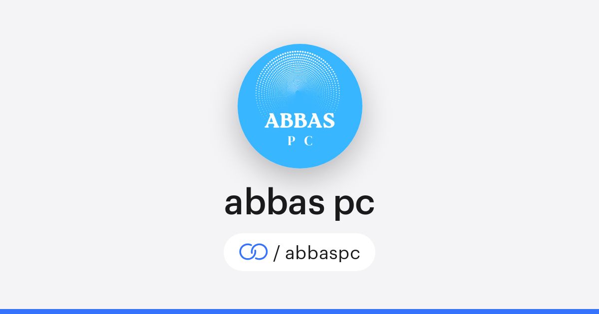 abbas pc (/abbaspc) · solo.to