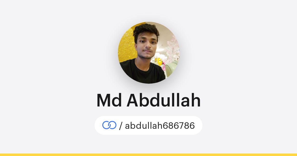 Md Abdullah (/abdullah686786) · solo.to