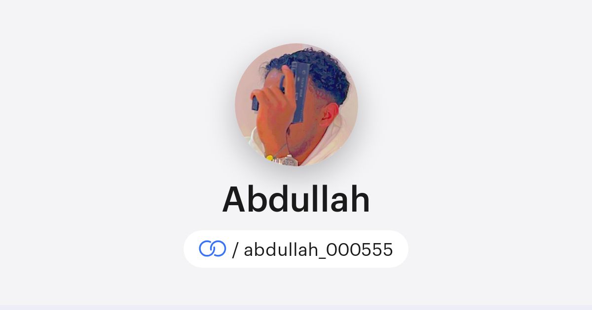 Abdullah (/abdullah_000555) · solo.to