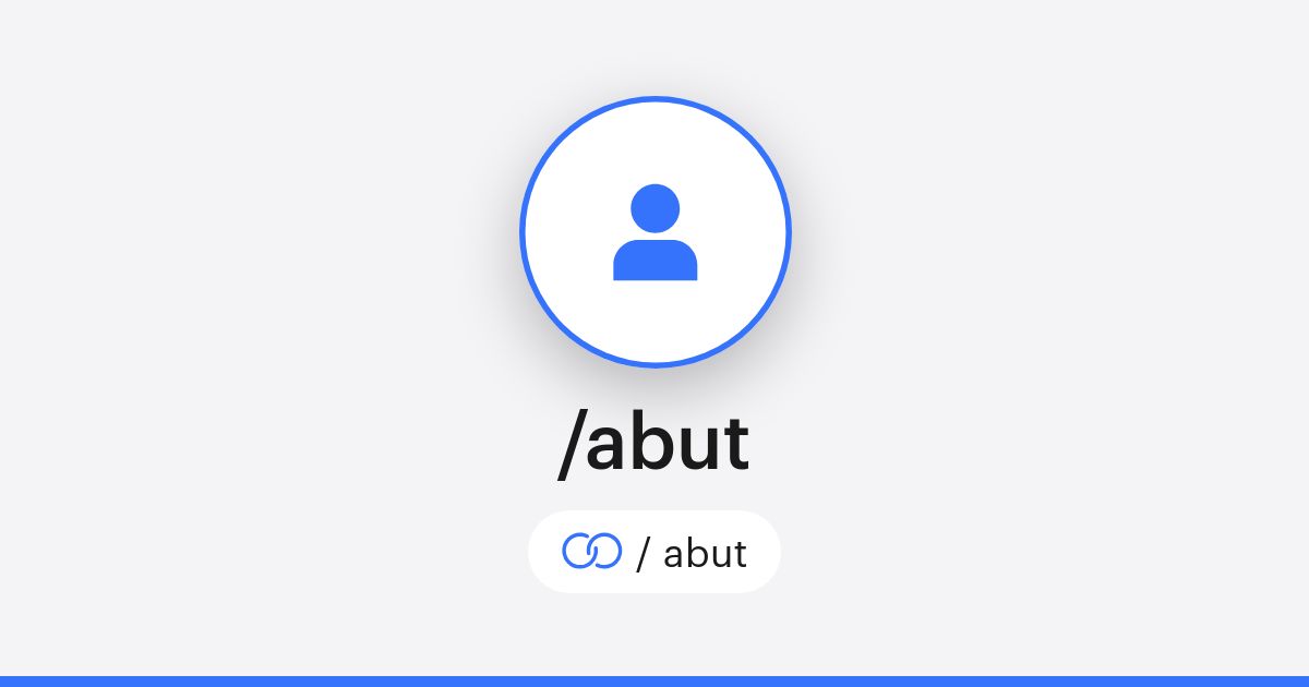 /abut · solo.to