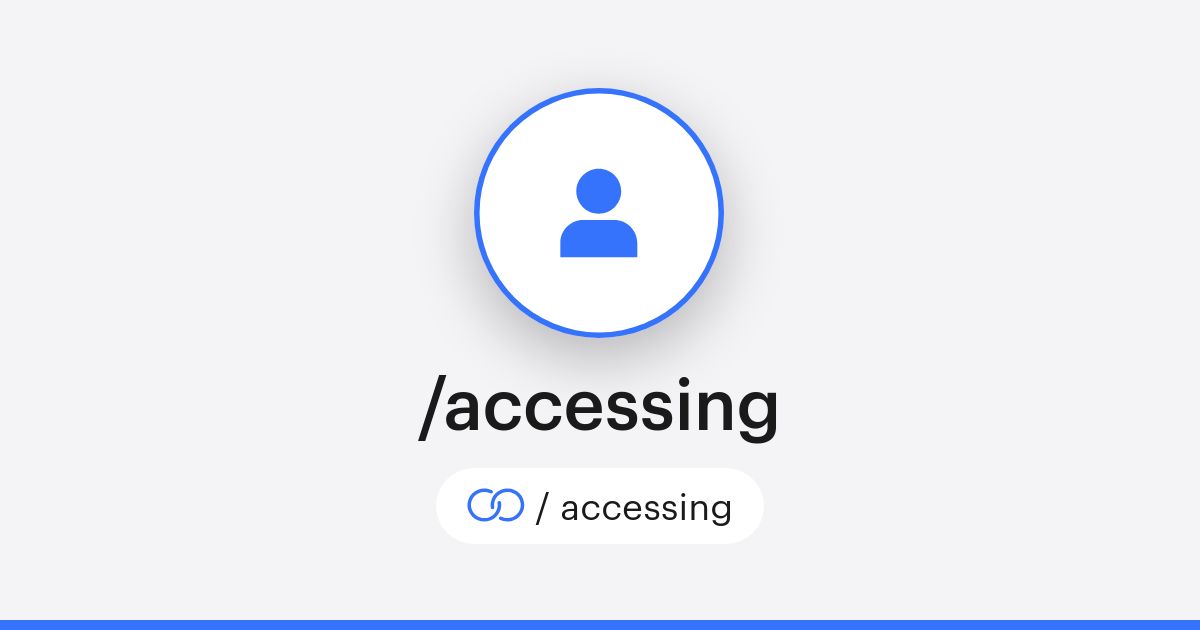/accessing · solo.to