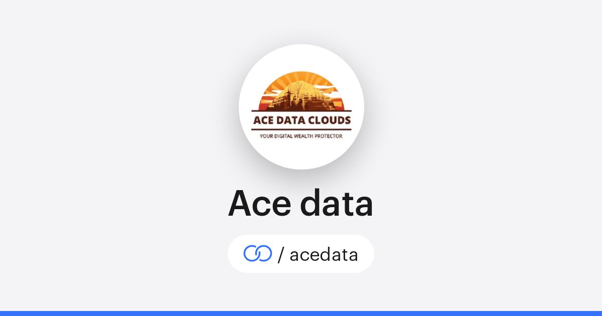 Ace data (/acedata) · solo.to