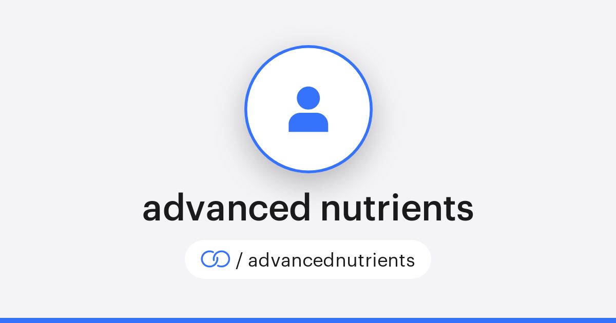 advanced nutrients (/advancednutrients) · solo.to