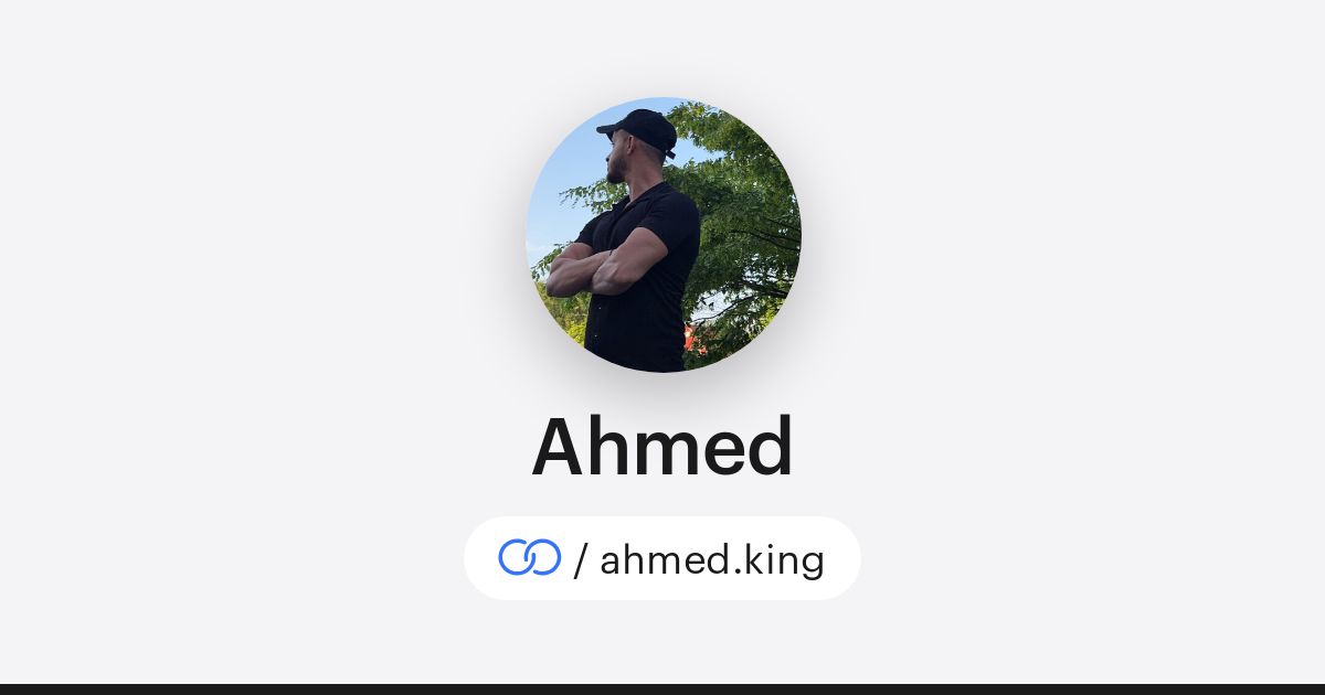 Ahmed (/ahmed.king) · solo.to