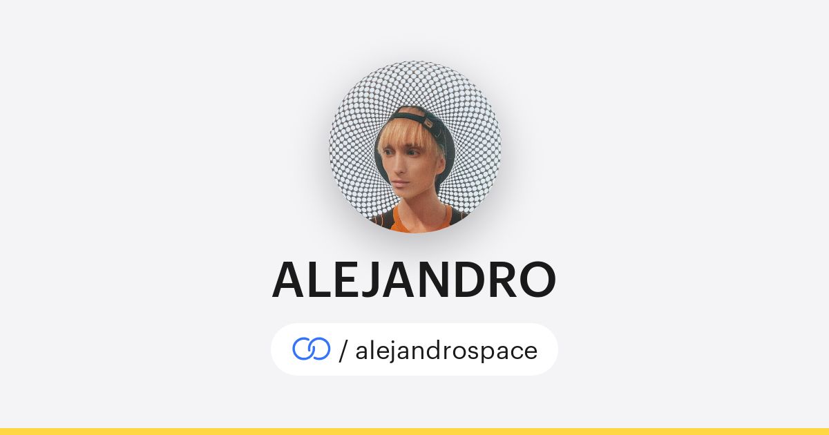 ALEJANDRO (/alejandrospace) · solo.to