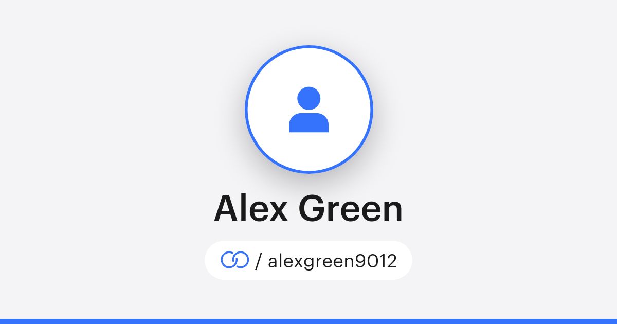 Alex Green (/alexgreen9012) · solo.to