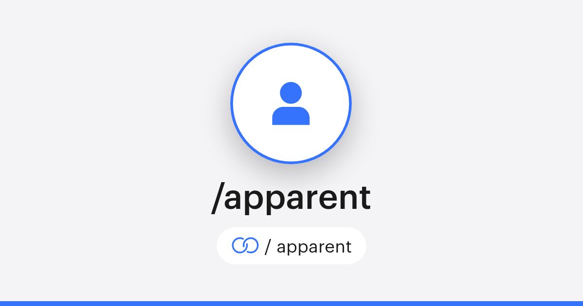 /apparent · solo.to