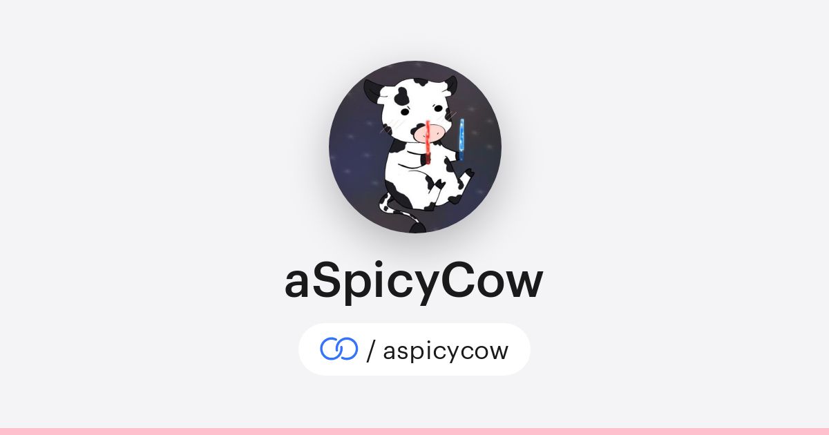 aSpicyCow · solo.to