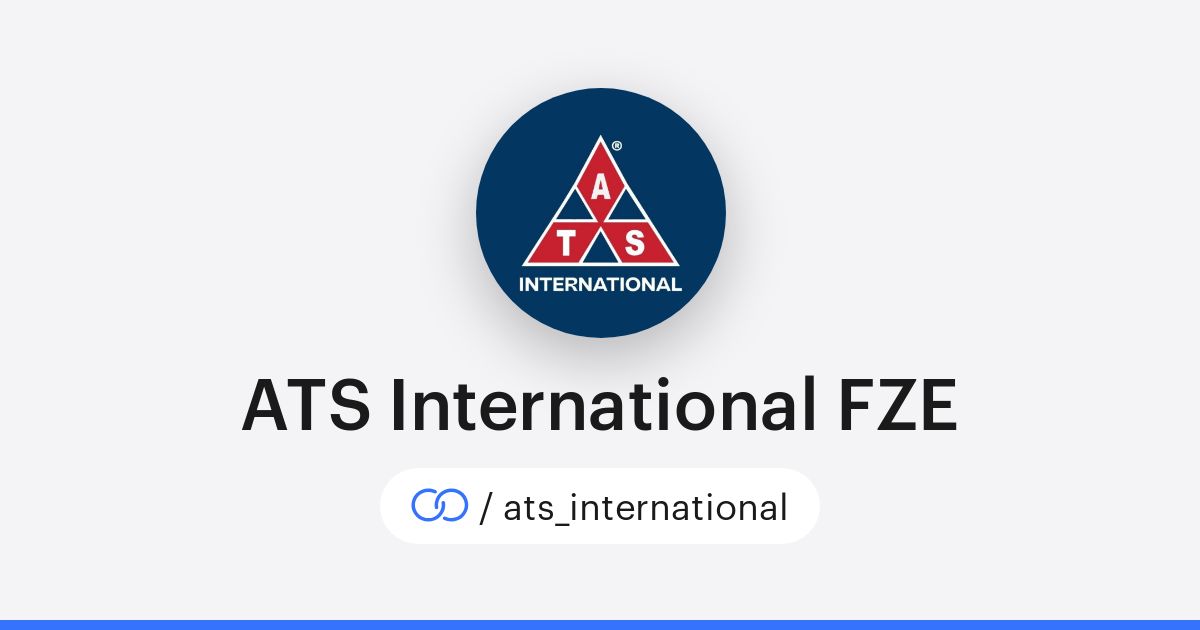 ATS International FZE (/ats_international) · solo.to