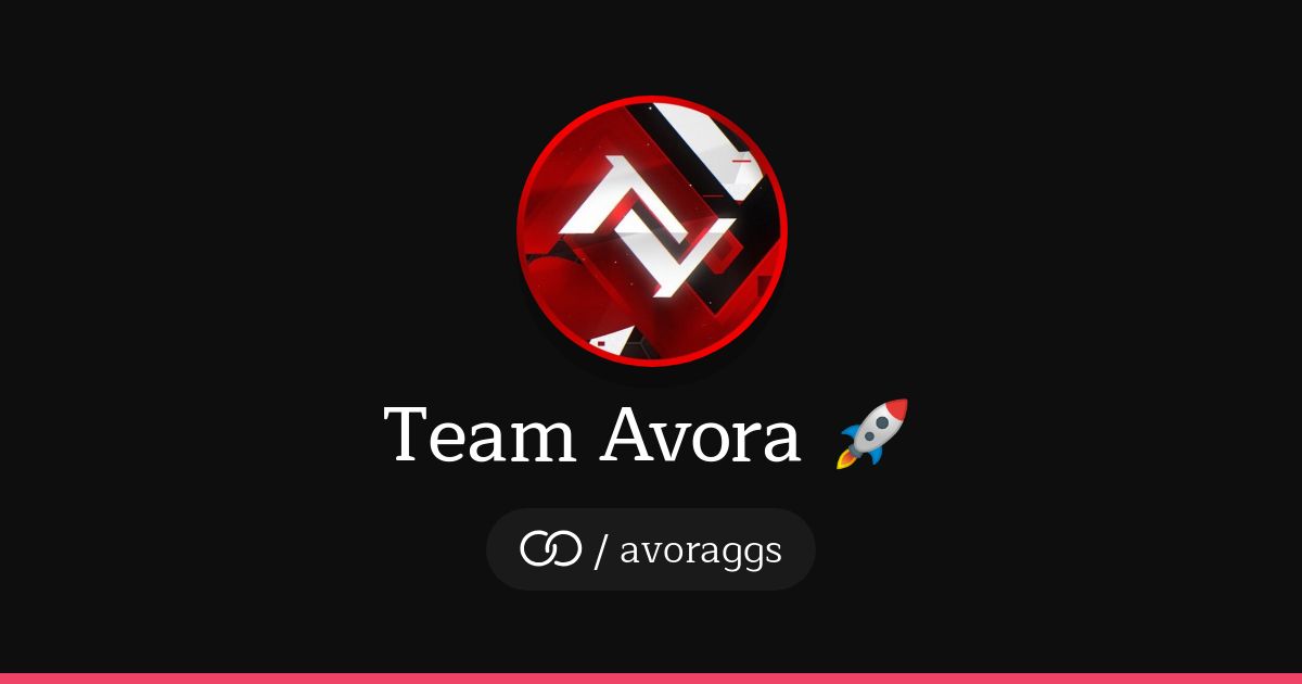 Team Avora 🚀 (/avoraggs) · solo.to