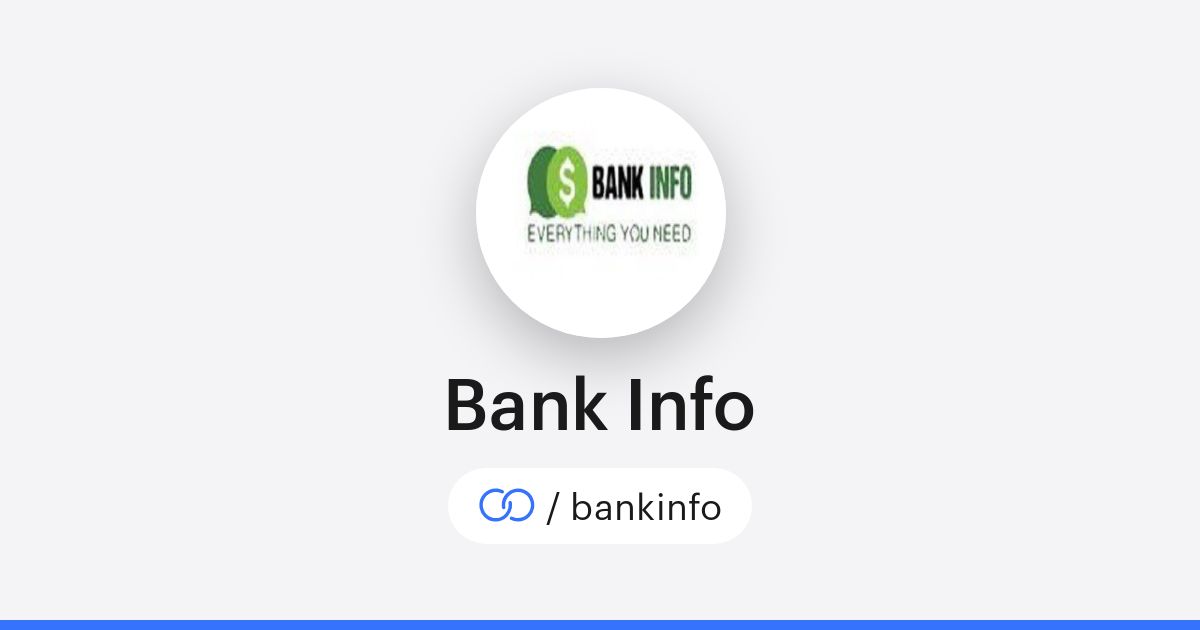 Bank Info (/bankinfo) · solo.to