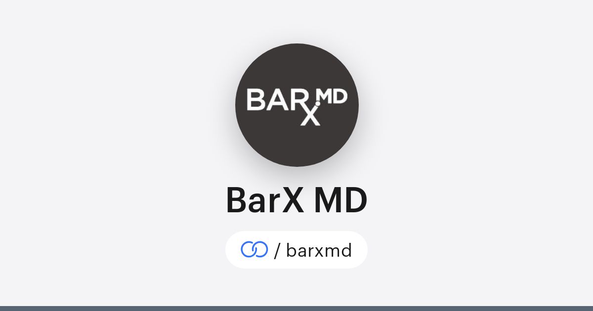 BarX MD (/barxmd) · solo.to