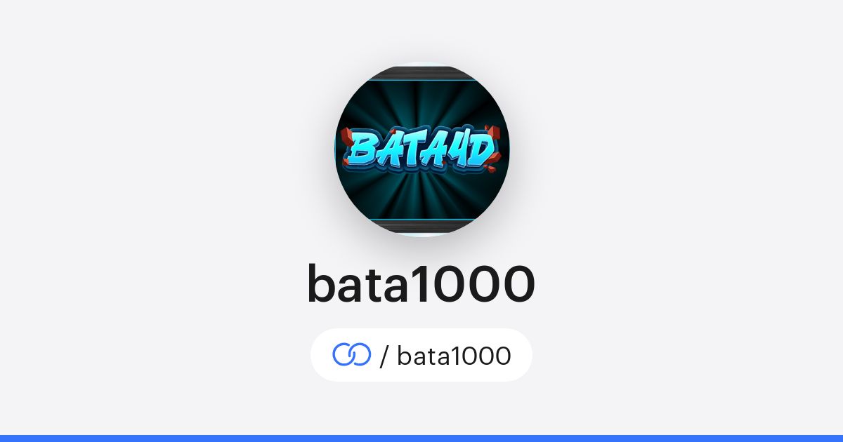 /bata1000 · solo.to