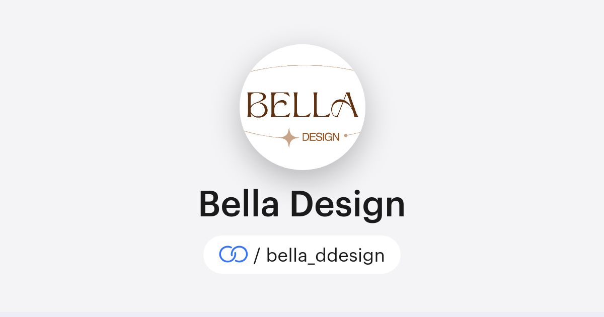 Bella Design (/bella_ddesign) · solo.to