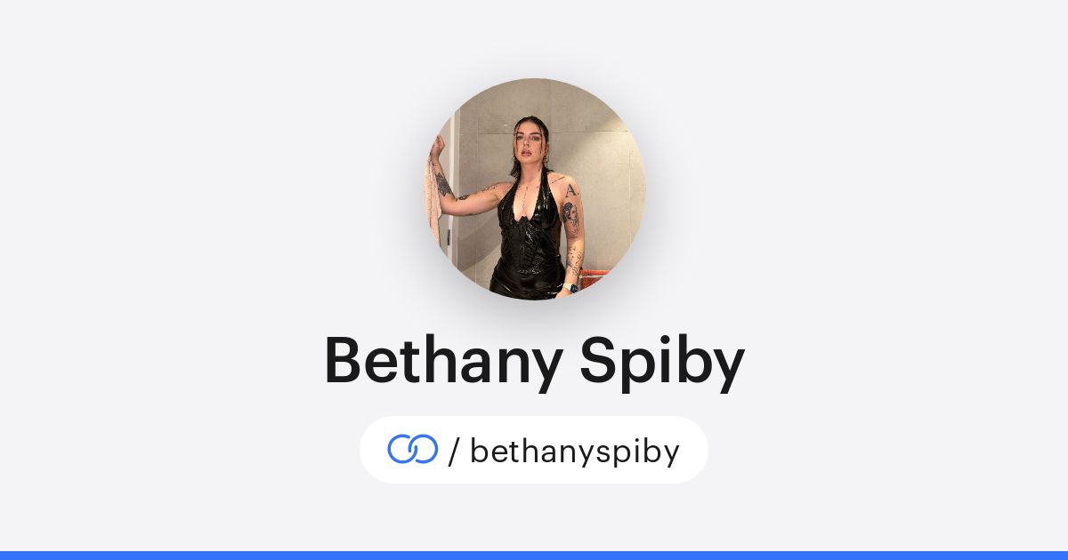 Bethany Spiby (/bethanyspiby) · solo.to