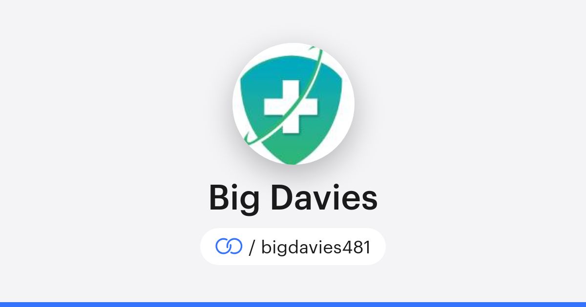 Big Davies (/bigdavies481) · solo.to