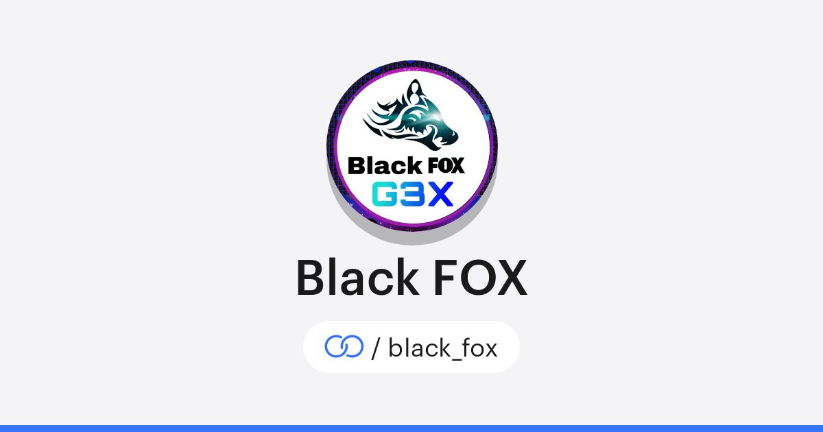 Black FOX (/black_fox) · solo.to