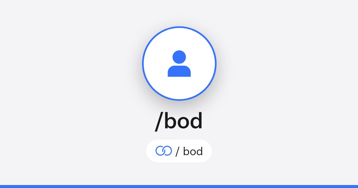 /bod · solo.to