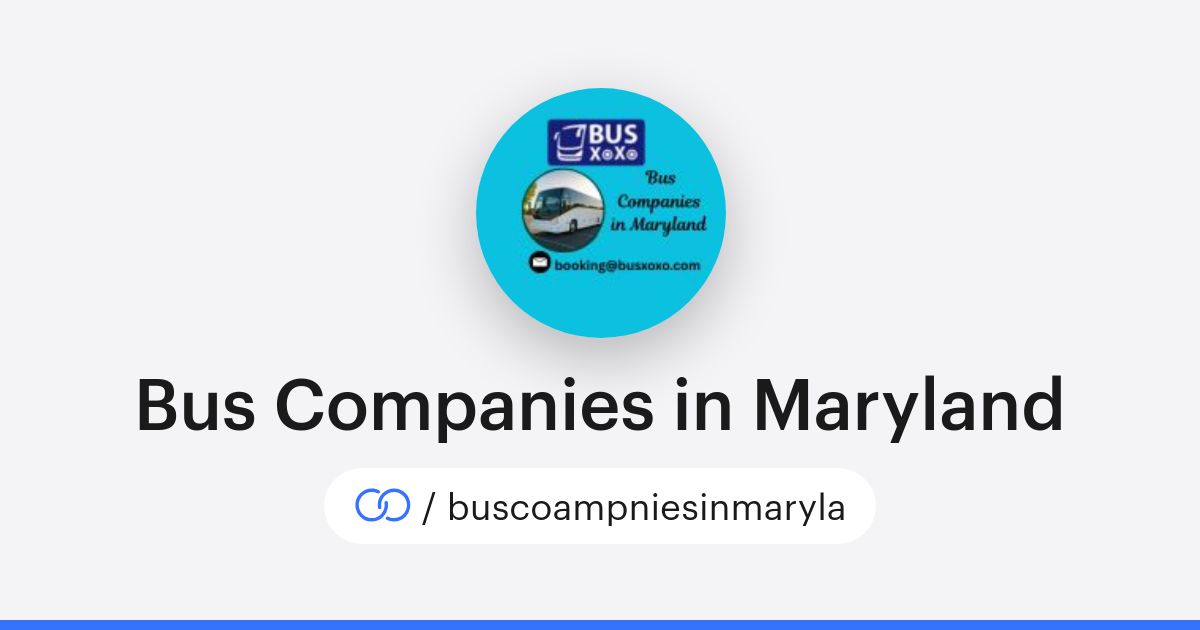 Bus companies in Maryland 