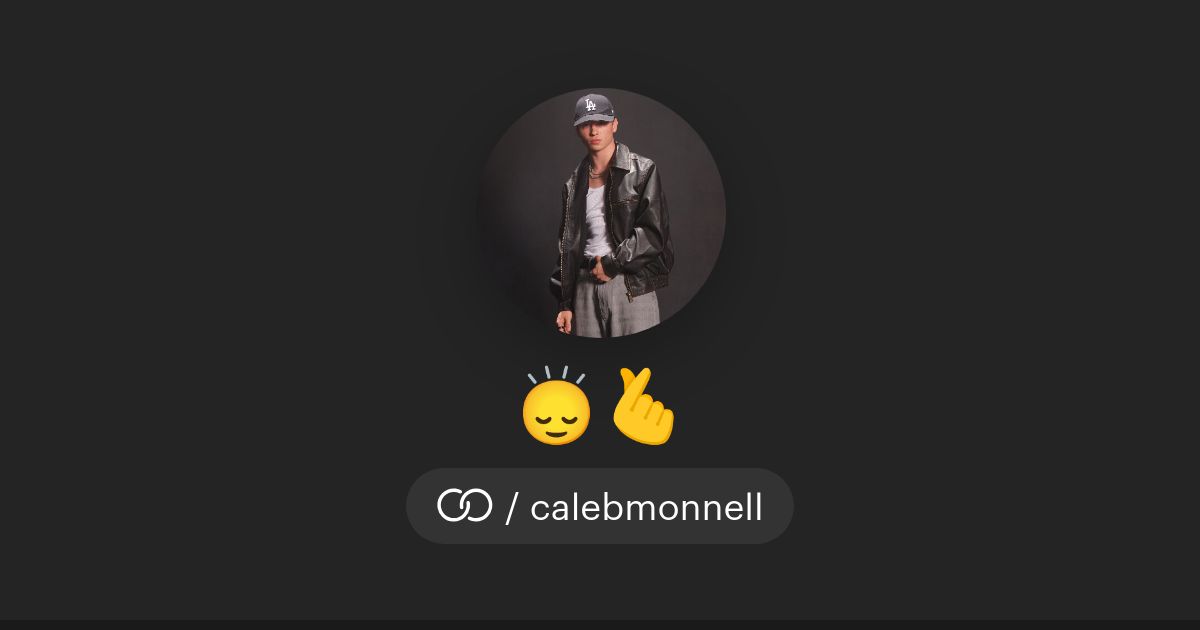 🙂‍↕️🫰 (/calebmonnell) · solo.to