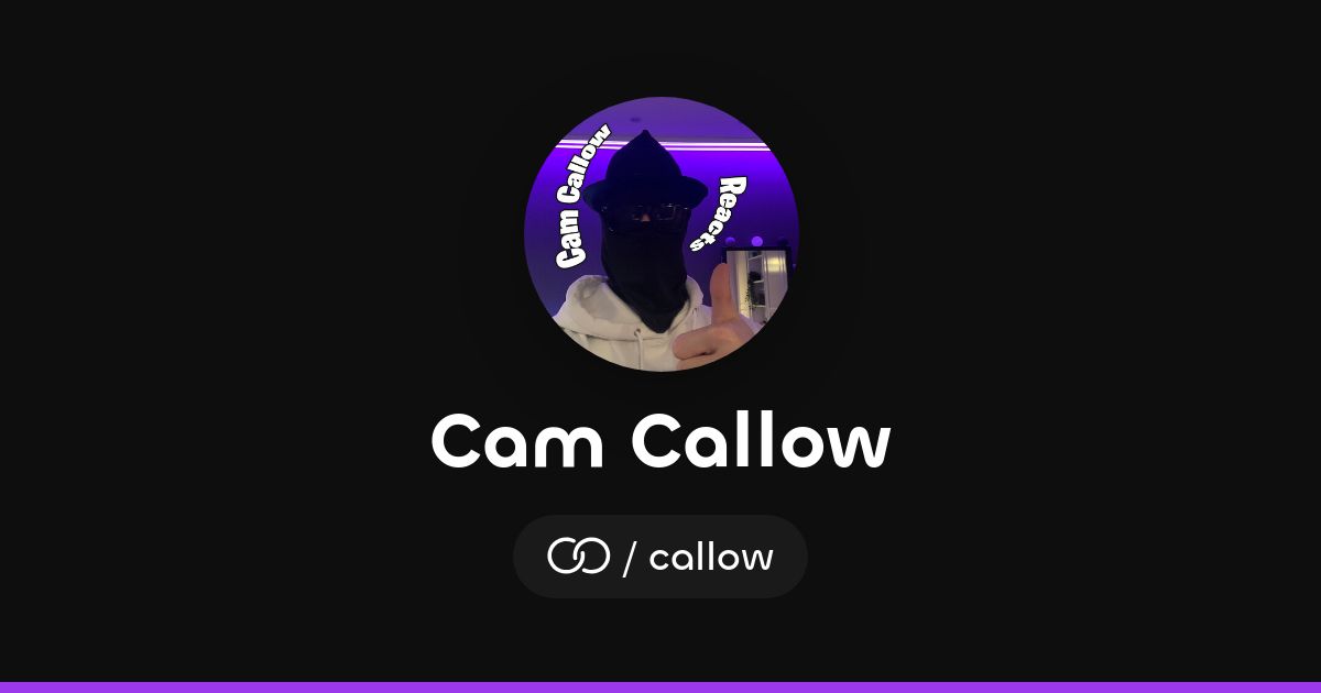 Cam Callow (/callow) · solo.to