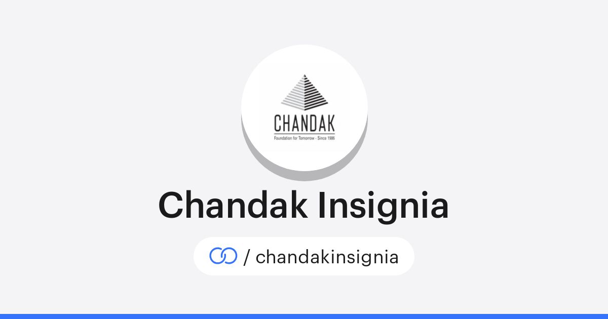 Chandak Insignia (/chandakinsignia) · solo.to