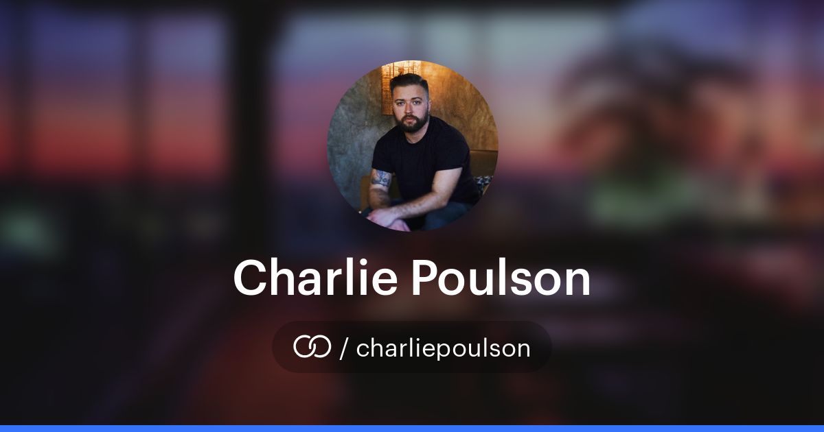 Charlie Poulson (/charliepoulson)