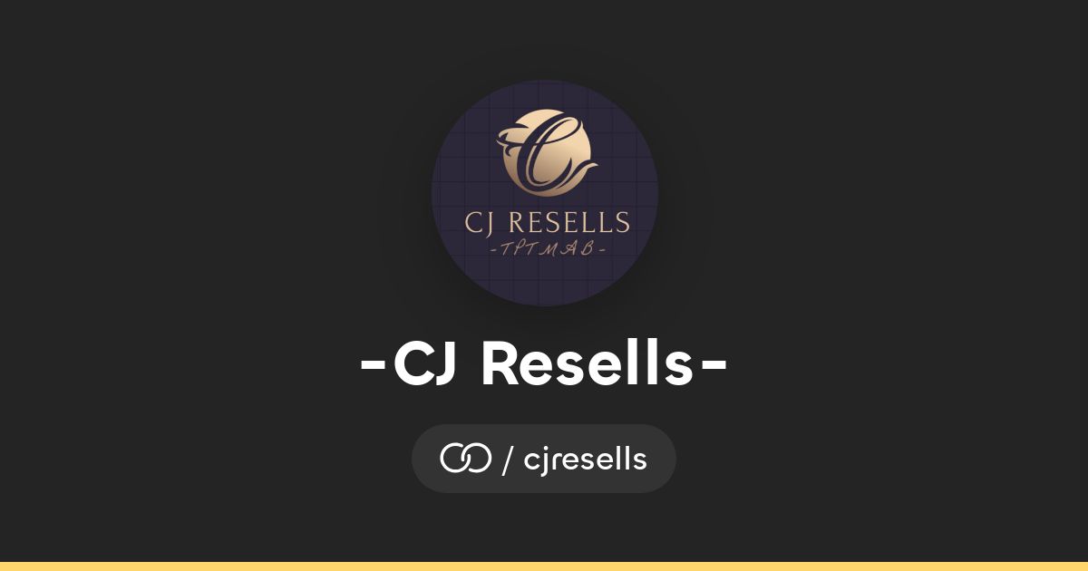 -CJ Resells- (/cjresells) · solo.to