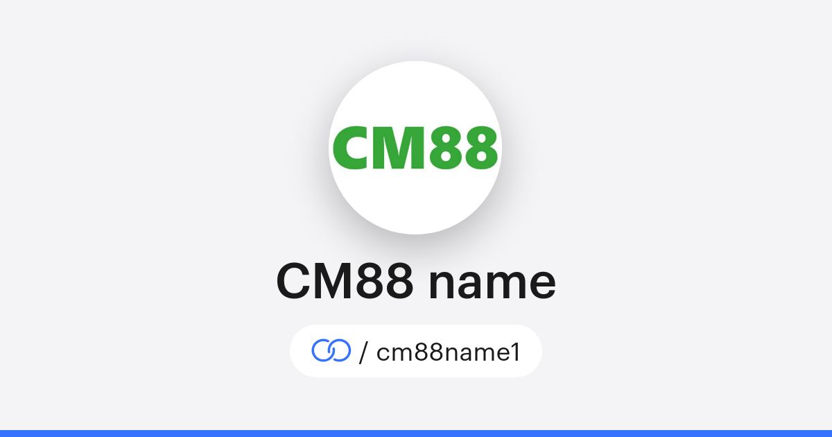 CM88 name (/cm88name1) · solo.to
