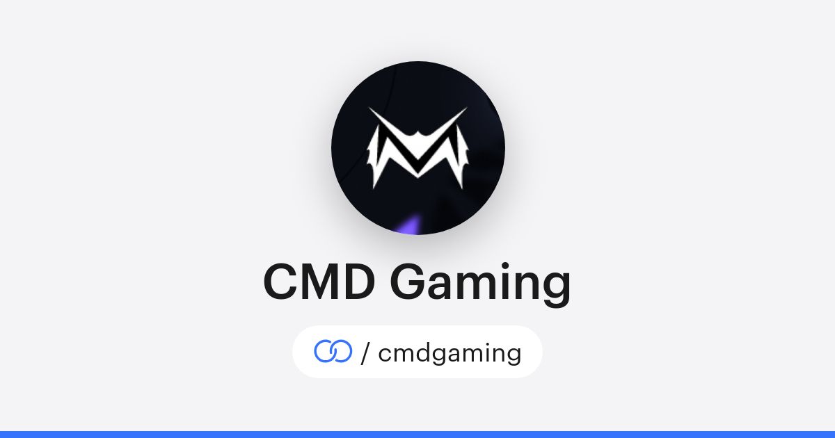 CMD Gaming (/cmdgaming) · solo.to