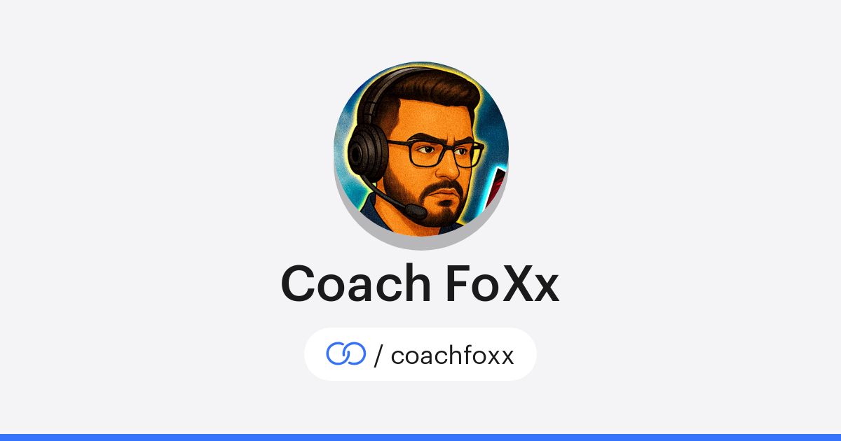 Coach FoXx (/coachfoxx) · solo.to