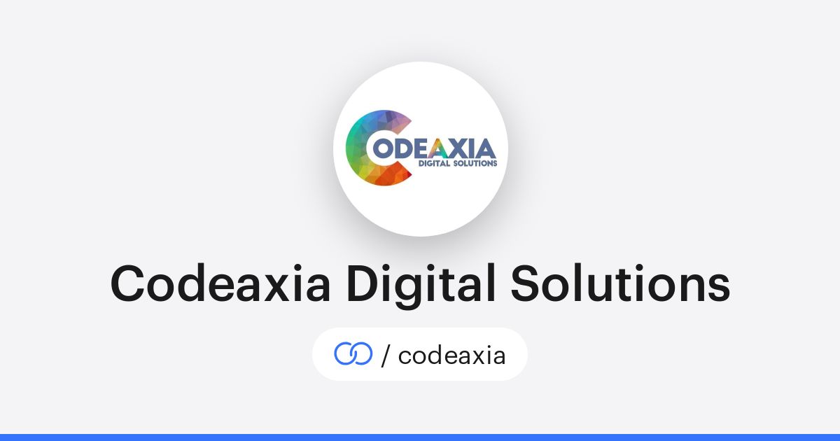 Codeaxia Digital Solutions (/codeaxia) · solo.to