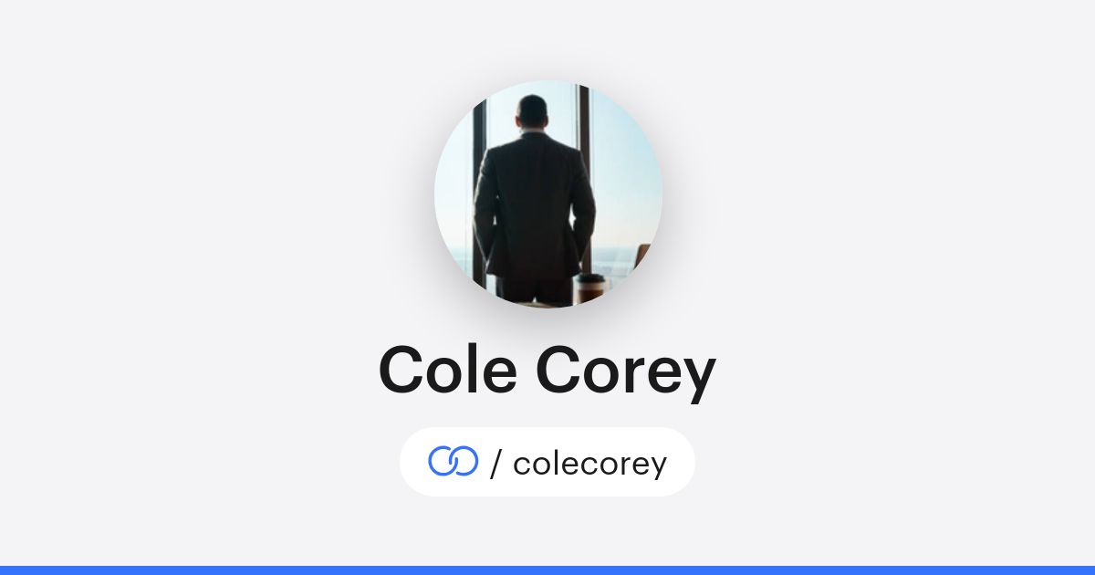 Cole Corey (/colecorey) · solo.to