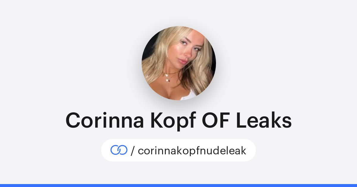 Corinna Kopf OF Leaks (/corinnakopfnudeleak) · solo.to