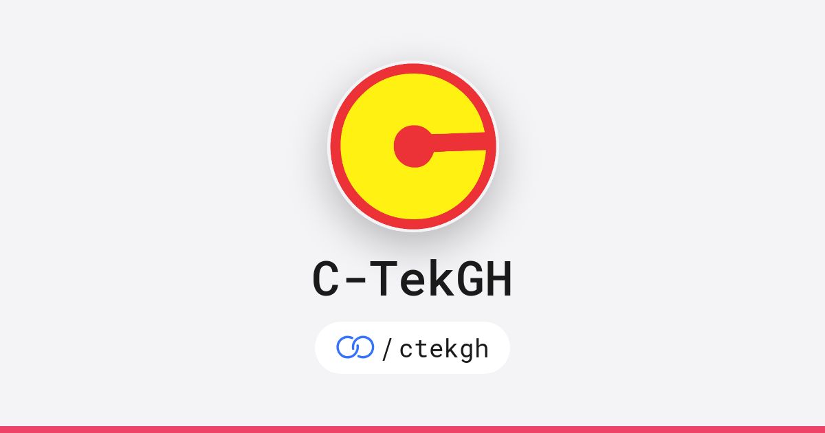 C-TekGH (/ctekgh) · solo.to