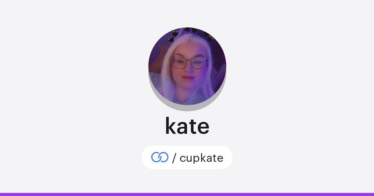 kate (/cupkate) · solo.to