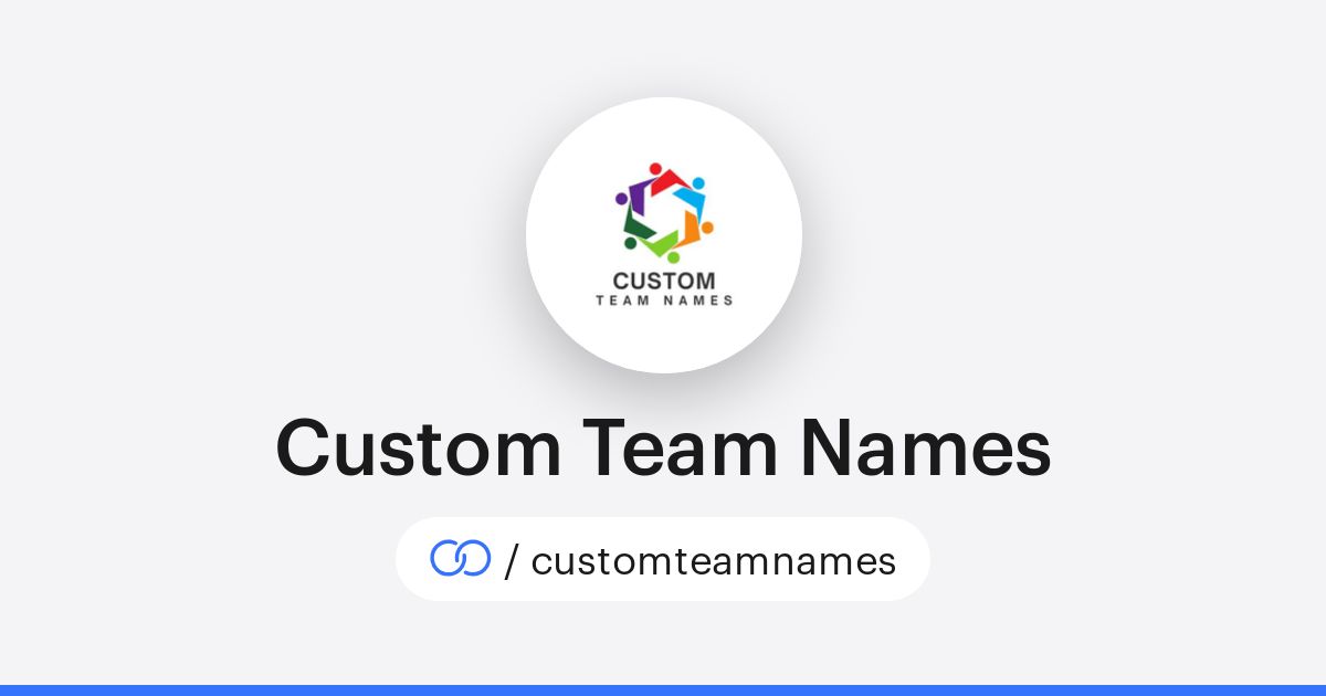 Custom Crew Names Custom Team Names (/customteamnames) · solo.to