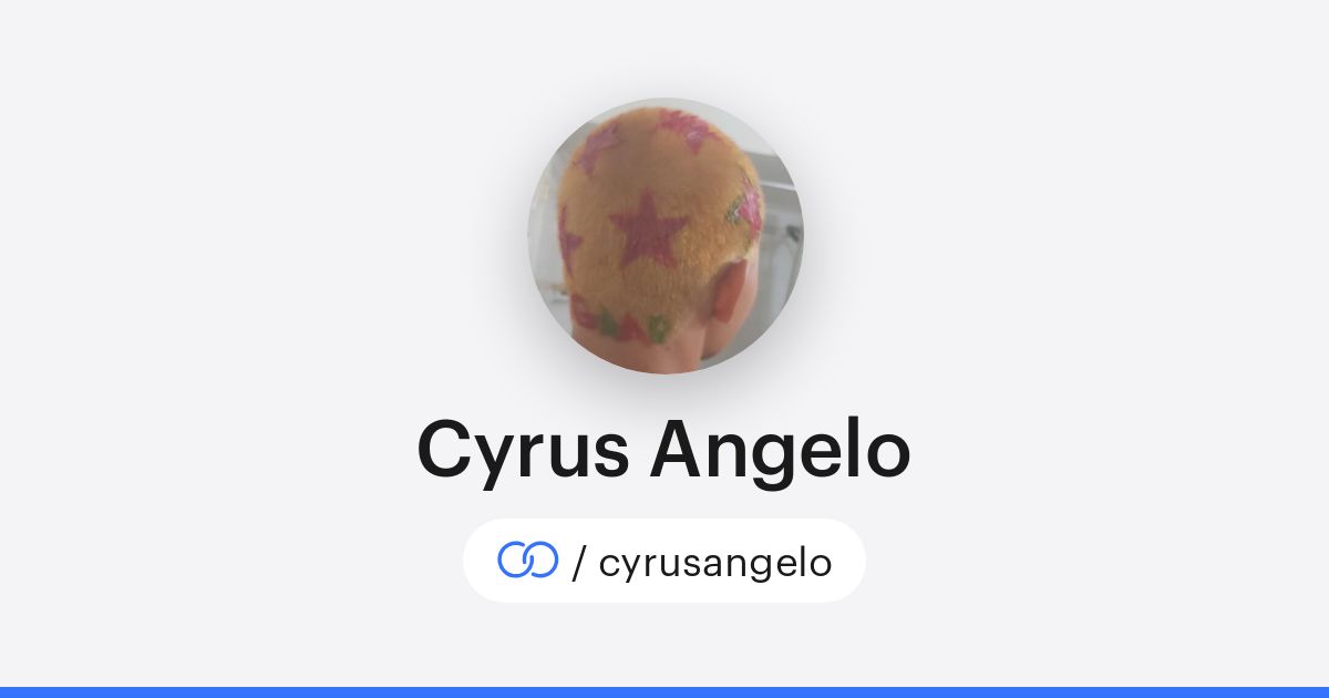 Cyrus Angelo (/cyrusangelo) · solo.to