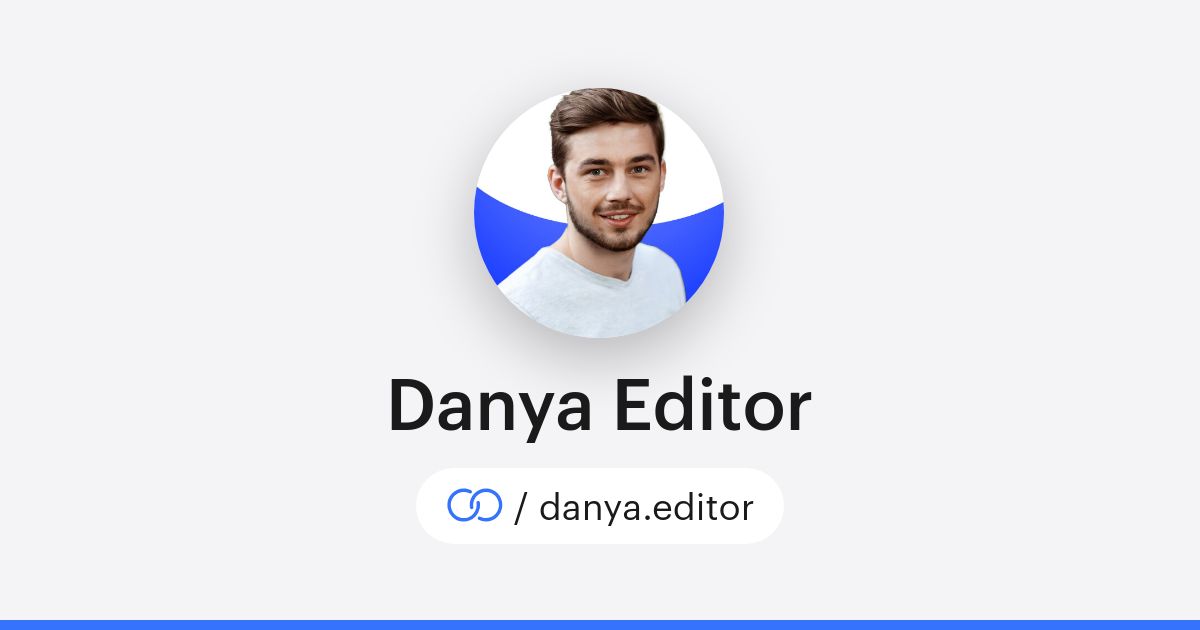 Danya Editor (/danya.editor) · solo.to