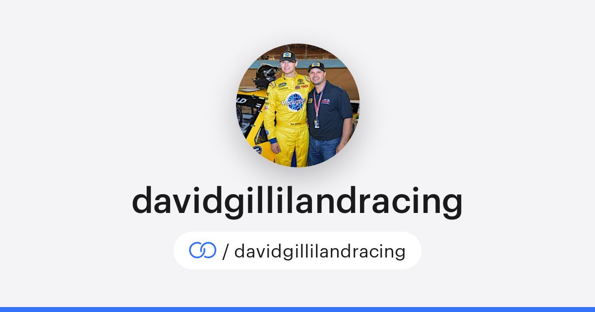 davidgillilandracing · solo.to
