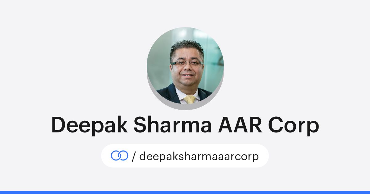 Deepak Sharma AAR Corp (/deepaksharmaaarcorp) · solo.to