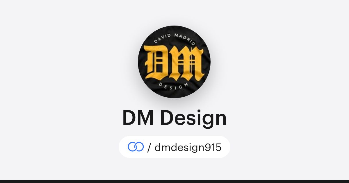 DM Design (/dmdesign915) · solo.to