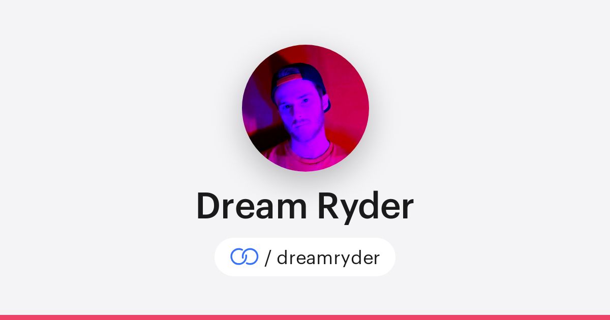 Dream Ryder (/dreamryder) · solo.to