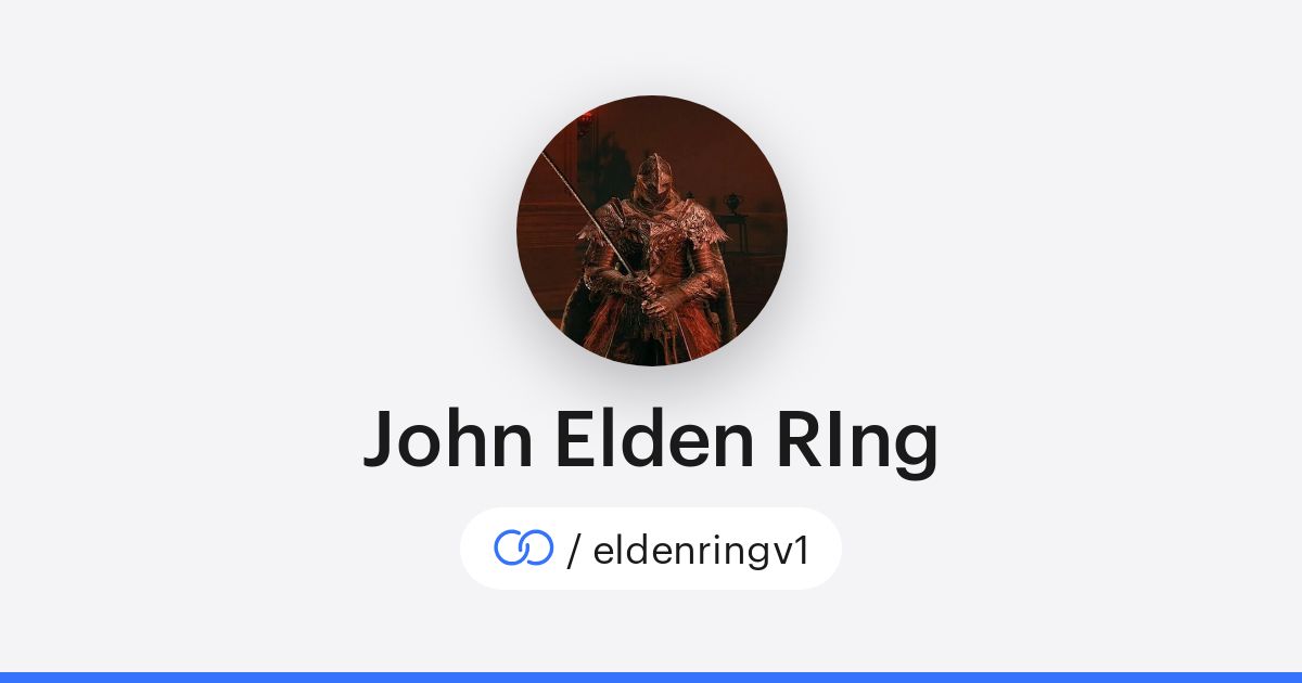 John Elden RIng (/eldenringv1) · solo.to
