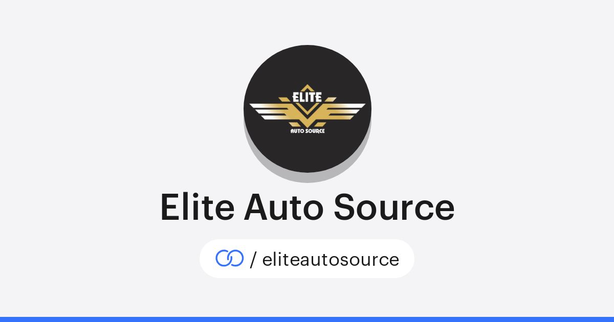 Elite Auto Source (/eliteautosource) · solo.to
