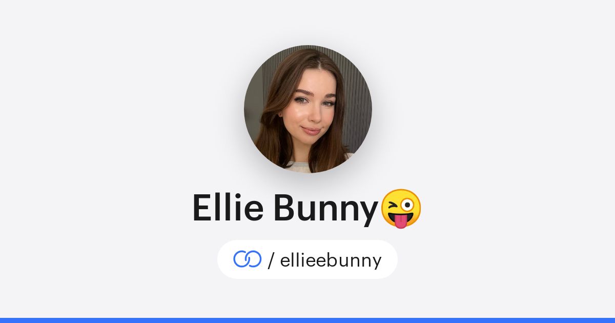 Ellie Rabbit Ellie Bunny😜 (/ellieebunny) · solo.to
