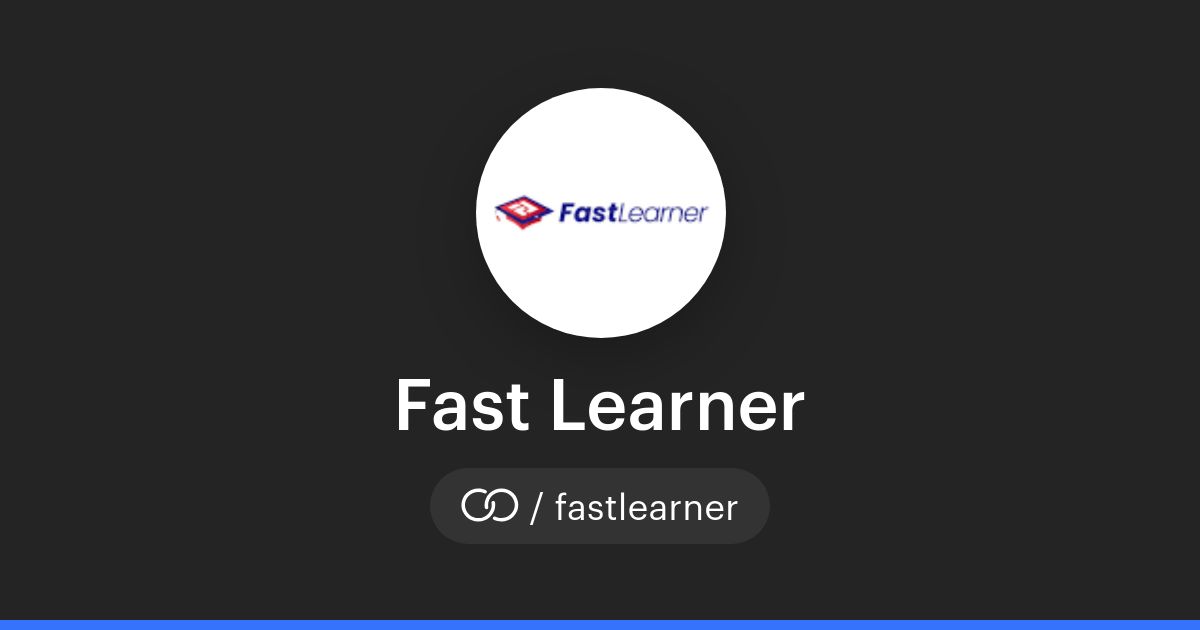 Fast Learner (/fastlearner) · solo.to