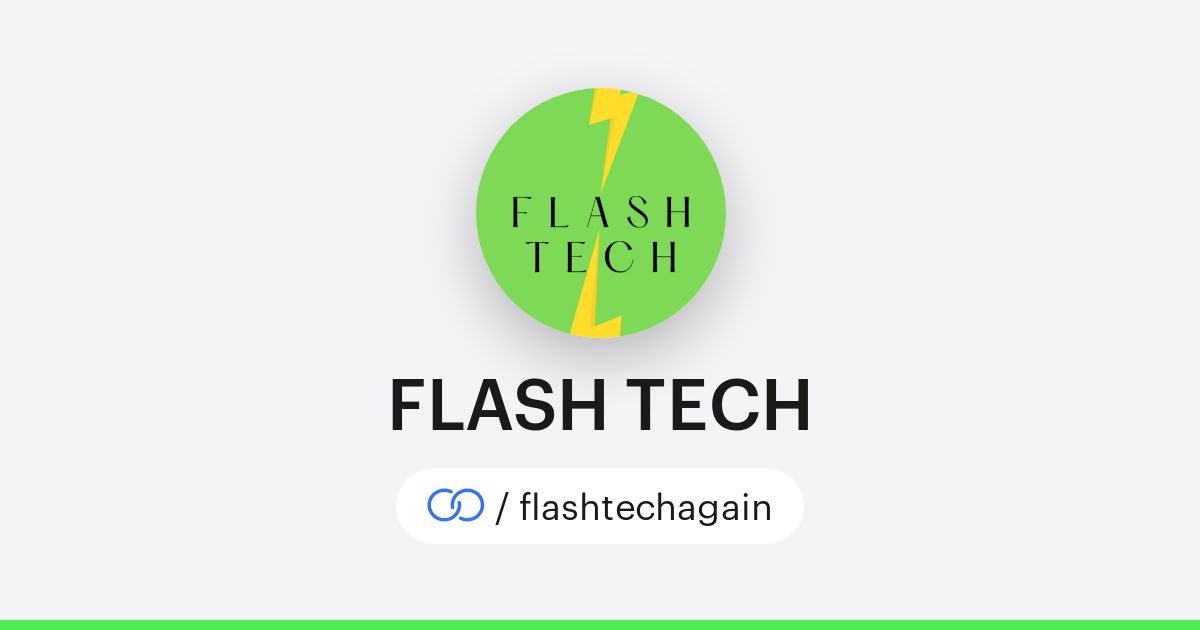 FLASH TECH (/flashtechagain) · solo.to